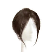Peluca con flequillo lateral para mujer, Clip de pelo, flequillo falso con patillas, Toppers para citas, fiesta, boda, uso diario - details 0