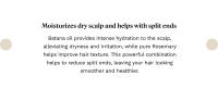 moisturizes dry scalp and helps with split ends