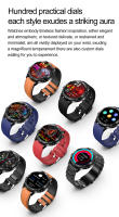 2025 Nuevo ET381 Smartwatch Asistente de voz ECG Electrocardiograma Detección de glucosa en sangre no invasiva Pantalla AMOLED Compatible con Android IOS Smartwatch - details 24