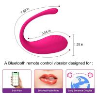 Vibrador portátil con Bluetooth para mujer, Vibrador femenino con control por aplicación, masaje vaginal, estimulador de clítoris, juguete sexual para mujer, huevo vibrador - details 10