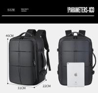 Mochila para computadora de gran capacidad para hombres, multifuncional con carga USB, impermeable y expandible. - details 2