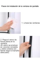 Mosquiteras autoadhesivas y reutilizables para ventanas,pantallas antimosquitos para ventanas,tul,malla lavable en verano - details 9