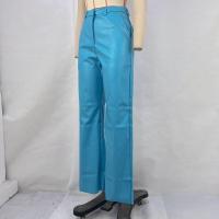 Pantalones de pierna recta de Pu para mujer de cintura alta para primavera y otoño, calidad sólida, elegantes y elegantes - details 10