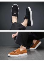 Zapatos Oxford de cuero de vestir de diseñador para hombre, puntiagudos y fáciles de usar, serie de zapatos casuales de talla grande - details 6