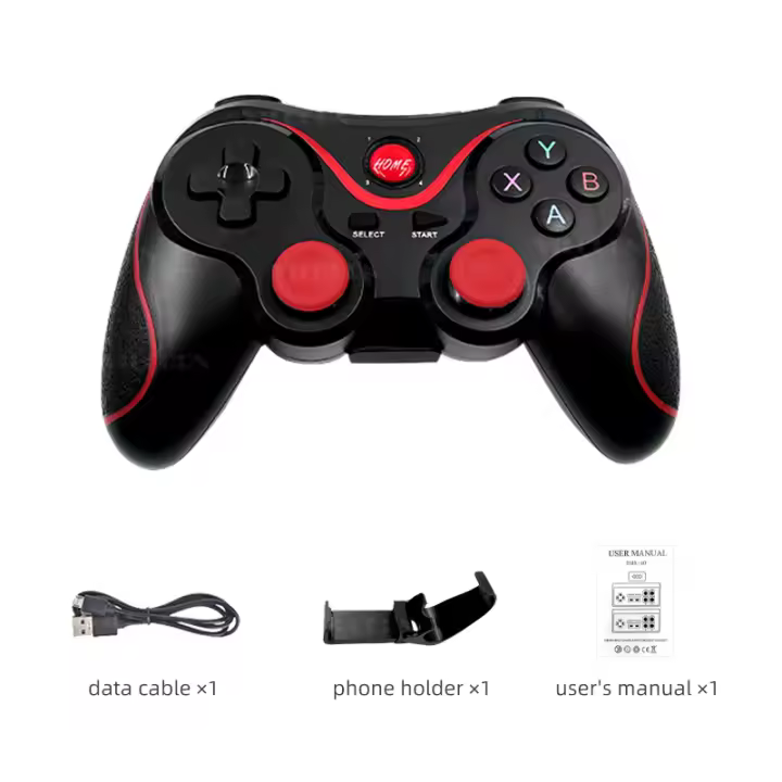 Mando móvil inalámbrico X3 para IOS/Android/Tablet/PC/Switch/PS3/Steam Gamepad BT3.0 Joystick con soporte de caja - 1
