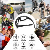3 pares de gafas antiultravioleta en gafas de sol para motocicleta a prueba de viento Poo Test - details 4