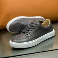 Zapatos casuales de cuero de vaca rayados a mano de alta gama para hombres - details 11