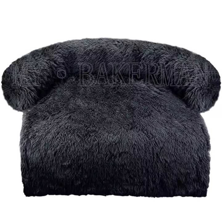 Sofá cama S-XXL para mascotas, cama calmante para perros, nido cálido, lavable, suave, Protector de muebles, manta para gatos, sofá cama para perros grandes - 1