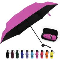Paraguas Compacto y Ligero Diseño Mini para Viajes Parasol Portátil para Lluvia y Sol - details 0