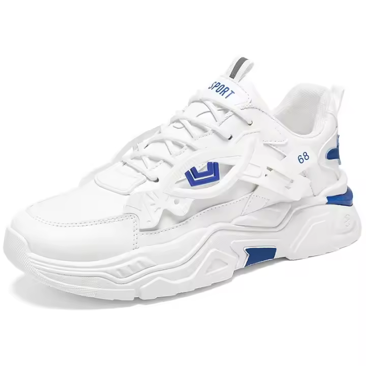 Zapatos Deportivos Casuales para Hombres Suela Gruesa, Cómodos, Adecuados para Todas las Estaciones, Ideales para Correr al Aire Libre - 1