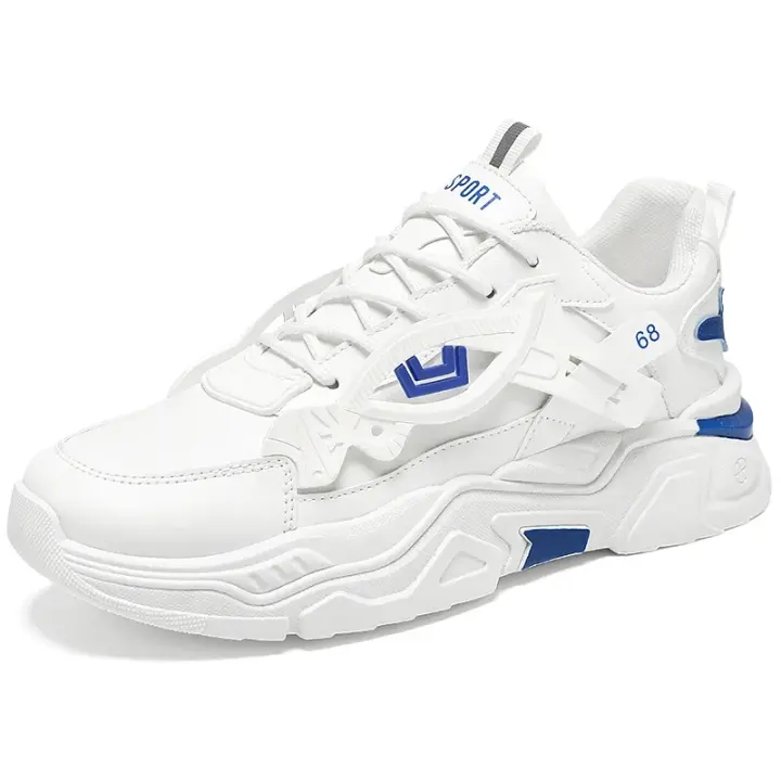 Zapatos Deportivos Casuales para Hombres Suela Gruesa, Cómodos, Adecuados para Todas las Estaciones, Ideales para Correr al Aire Libre - 1