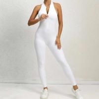 Conjunto de yoga sin costuras para mujer, yoga para mujer, sujetador deportivo acanalado, body de gimnasio, tres piezas de ropa deportiva, 1/2 pieza. - details 3