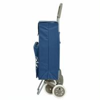 Multi Carro Carrito de Compra Plegable Ligero Bolsa Termo 90x30x39cm 4 Ruedas Resistentes 40 Litros - details 3
