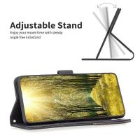 Para HMD Pulse Pro Funda de cuero para teléfono tipo billetera Línea geométrica - details 0