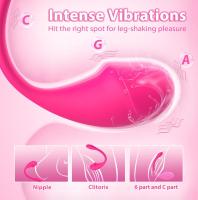 Vibrador de juguetes sexuales con control remoto por aplicación con 10 vibraciones Estimulador anal del clítoris del punto G Vibradores consoladores portátiles, recargables e impermeables Juegos y juguetes sexuales para adultos para parejas para mujeres. - details 5