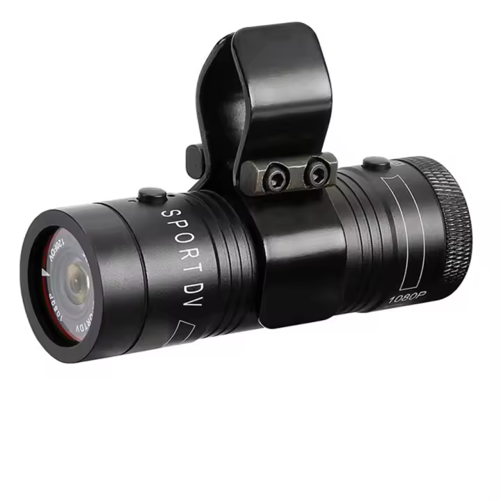 Cámara de Acción para Deportes al Aire Libre Mini Grabadora de Video para Casco de Bicicleta y Motocicleta Accesorio de Montaje de Pistola - 1