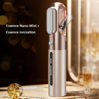 Uso doméstico, iones negativos ultrasónicos, Nano hidratación Facial, EMS, dispositivo de introducción de vibración de belleza, instrumento de inyección de oxígeno - details 1