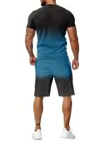 Conjunto Casual de Moda Callejera para Hombres Camiseta y Pantalones de Dos Piezas Impresos en 3D - details 18