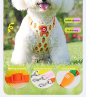 Arnés para mascotas con diseño de zanahoria, correa para el pecho, para perros pequeños y medianos - details 2