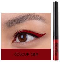 HANDAIYAN Juego de delineador de ojos líquido mate de 12 colores, delineador de ojos colorido intenso metálico resistente al agua, larga duración, punta ultrafina a prueba de manchas - details 35