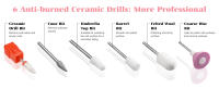 Limas de uñas eléctricas, kit de lima de uñas portátil con base recargable, 12 brocas de uñas, 6 velocidades ajustables para uñas de gel acrílico, regalos profesionales de taladro de uñas para mujeres mamá - details 1