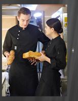 Servicio de comida, traje de cocina, uniforme de Chef Pizzaiolo, chaquetas de cocinero para restaurante, panadería, cafetería, camarero, camarera, ropa de trabajo - details 8