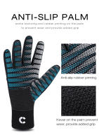 CXWXC-guantes de neopreno de invierno para ciclismo, traje de neopreno, guantes de dedo completo, Guantes Térmicos flexibles de 3mm, guantes largos para buceo - details 6