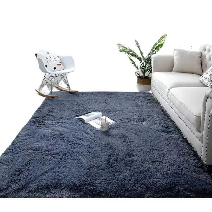 Alfombras mullidas de Interior, súper Suaves de Terciopelo, adecuadas para salón Dormitorio, 120x180cm - 1