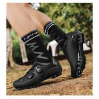 Zapatos de Ciclismo para Aire Libre Fondo de Goma Sin Cierre, Fondo para Carretera y Montaña con Doble Hebilla - details 24