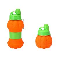 Botella de agua plegable de calabaza, taza de agua plegable de silicona retráctil, botellas deportivas de silicona de gran capacidad de 550ml - details 9
