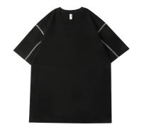 Roma algodón raglan línea cuello redondo camiseta hombre verano transpirable cómodo casual versátil media manga - details 7