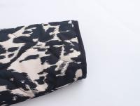 TRAFZA-abrigo de algodón con estampado de leopardo para mujer, abrigo holgado informal de manga larga con bolsillos y una hilera de botones, para invierno, 2024 - details 23