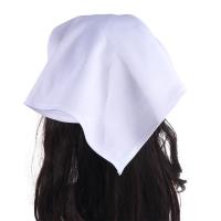Suministros de cocina, gorro triangular para trabajo de cocina, pegamento de hilo, turbante de trabajo de varios colores, sombrero de camarera de algodón duradero para restaurante - details 14