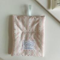 Mantel Individual de tela, posavasos de lunares de estilo Ins, posavasos cuadrados portátiles con patrón de rejilla, posavasos suaves para colgar bebidas, Decoración de mesa de cocina - details 6