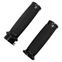 Manillar Universal para motocicleta, empuñaduras negras de 1 "para Harley y 25mm, Touring, Road King, Dyna, VRSC, Sportster XL, 883, 1200, XR, Softail - details 5