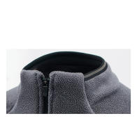Chaqueta de lana con cuello levantado para hombre, Tops sólidos de moda para mantener el calor al aire libre, Jersey informal sencillo y cómodo para otoño e invierno - details 5