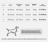 Correa Reflectante de Nylon para Perros Chaleco Oxford con Ventilación 3D, U-Collar Antiasfixia, Correa Ajustable 1.5m, Tallas M-L (Hasta 22kg) - details 0