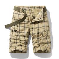 Pantalones Cortos de Verano para Hombres Ropa Deportiva Casual Pantalones de Malla Adelgazantes con Múltiples Bolsillos - details 4