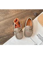 Mocasines planos de tela con lazo Simple para niños, zapatos de princesa de estilo minimalista, antideslizantes y resistentes al desgaste, novedad de 2024 - details 4