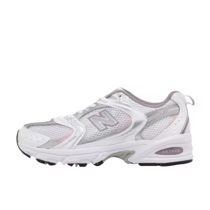 NUEVO NB 530 Cómodo todo en uno antideslizante, de uso diario, casual, de caña baja para hombre y mujer - beige blanco Zapatos de trabajo - 1