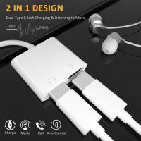 Adaptador de auriculares tipo C Dual 2 en 1, divisor USBC, conector AUX, convertidor de carga de Audio para Huawei, Samsung y Xiaomi - details 0