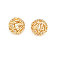 Cuentas de Espaciador de Barril de Brass Dorado de 18K Accesorios de Joyería DIY para Mujeres - details 58