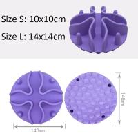 Inserto de alimentador lento en espiral de silicona con ventosa fuerte para perros pequeños, medianos y grandes, tazón de alimentación, productos para mascotas - details 0