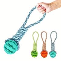 Pelotas Interactivas para Perros Cuerda Resistente a Mordeduras, Limpieza Dental, Juguetes Duraderos para Perros Pequeños y Medianos - details 0