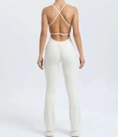 Mono deportivo de yoga sin costuras para mujer, color melocotón, glúteos ajustados, tirantes ajustables, belleza de espalda, gimnasio - details 6