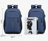 Mochila Impermeable para Hombre Bolsa de Hombro Ultra Ligera para Hombres Bolsa de Libros para Hombres Estilo Moderno Mochila para Portátil de 15.6