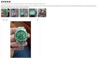 Relojes de marca famosa de lujo para hombres, relojes de cuarzo con calendario informal y banda de acero inoxidable a la moda para estudiantes y niños, relojes masculinos verdes 2024 - details 17