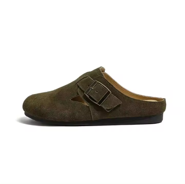 Nuevas pantuflas de corcho de suela gruesa para mujer. - 1