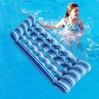 Cama inflable de agua para dormir, tumbona flotante de PVC, colchón de aire plegable para piscina, juguetes de natación al aire libre - details 8