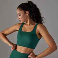 Nessaj-Chaleco de yoga sin costuras, top corto deportivo para fitness, gimnasio, correr, sujetador a prueba de golpes - details 16